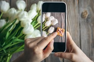 איך לצלם את זר הפרחים כדי להציגו באינסטגרם